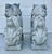 Rare Late 19th Century Meiji Era Japanese Granite Komainu Guardian Lions Hand Carved Stone Foo Dogs / Shishi Pair (C. 1890) For Sale - Image 15 of 18
