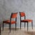 Set of 4 Wood Frame Dining Chairs in Rust Velvet, Italy 1960s For Sale - Image 4 of 12