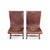 Mid-Century Modern Vintage Chairs in Almazan Oak and Leather by Pierre Lottier, 1950s, Set of 2 For Sale - Image 3 of 11