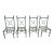 Late 20th Century Set of 4 Mario Papperzini for Salterini Style Garden Chairs For Sale