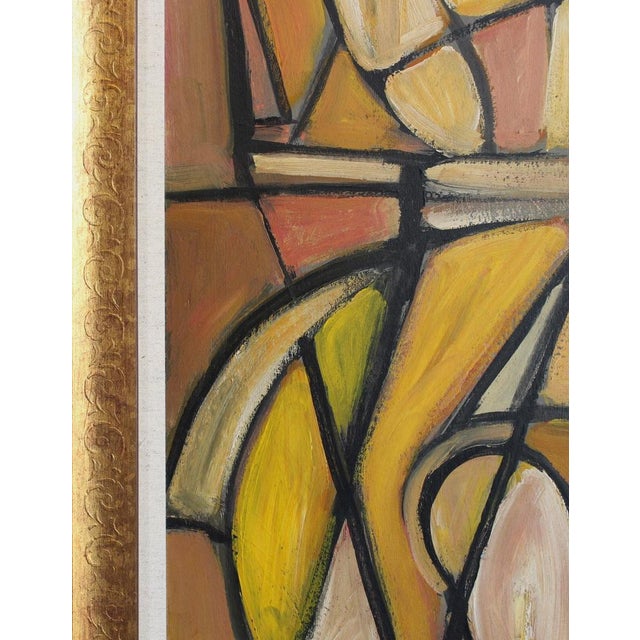 Postwar European Artist, The Vanguard Series Nr. XXI Abstract Composition, 1950s-1970s, Oil on Board, Framed For Sale - Image 7 of 15