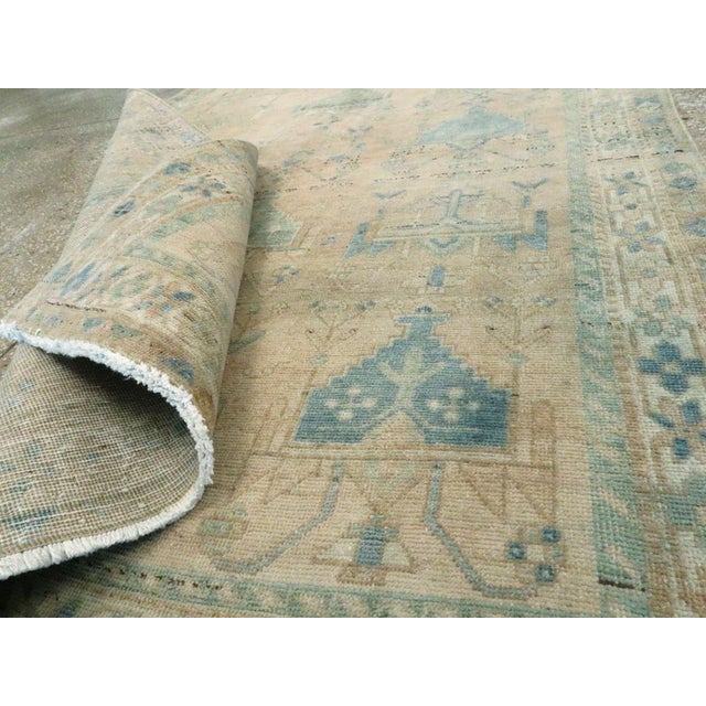 Galerie Shabab Collection Mid-20th Century Persian Afshar Throw Rug For Sale In New York - Image 6 of 6
