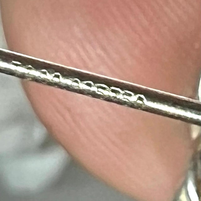 1990s 1990s Tiffany & Co Estate Circle Wreath Brooch 18k G + Silver For Sale - Image 5 of 9