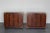 Wood Pair of Mid Century Walnut Cabinet For Sale - Image 7 of 7