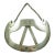 Antique French Sterling Silver Decanter C 1800, Bottle Label For Sale