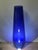 Mid-Century Modern Cobalt Blue Art Glass Vase For Sale - Image 3 of 4