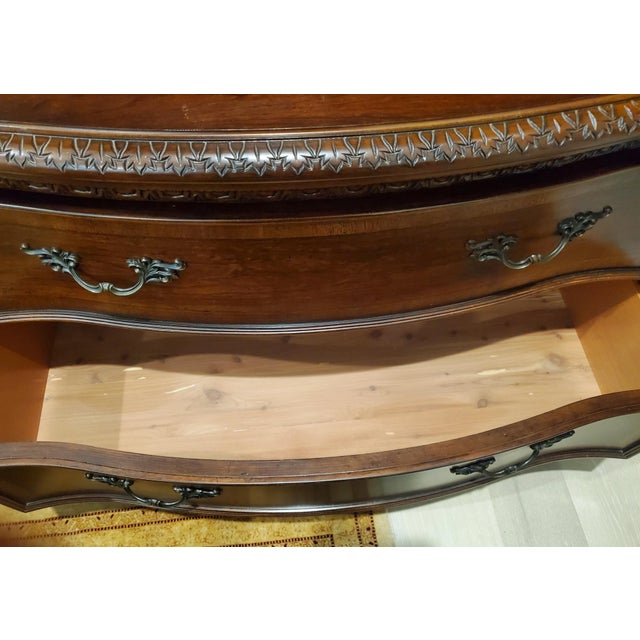 Neiman Marcus Armoire by a.r.t. Furniture in Warm Pomegranate For Sale In Dallas - Image 6 of 12