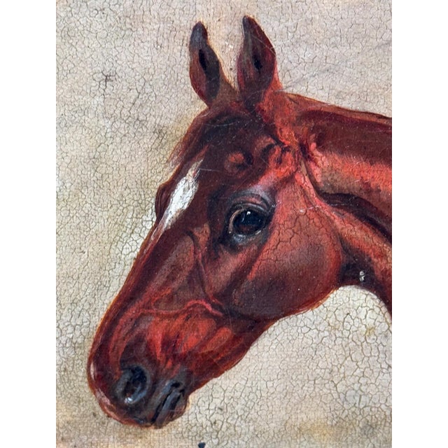 Circa 1843 Signed Charles Bilger Spalding Chestnut Hunter British Equestrian Oil Painting For Sale - Image 4 of 18