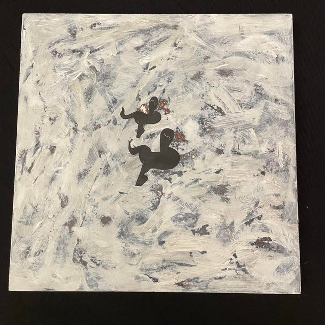 Contemporary Mark Mueller, “Two Birds,” 2001 Acrylic on Board For Sale - Image 3 of 12