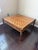 Vintage French Neoclassical Square Game Coffee Table With Parquet Checkerboard Top For Sale - Image 4 of 7