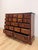 Vintage Apothecary Cabinet Handmade Nineteen Drawer Wood Storage Rustic Rare For Sale - Image 10 of 13
