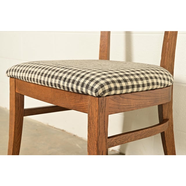 Stickley Mission Oak Arts & Crafts Side Chairs or Dining Chairs, Pair For Sale - Image 10 of 16