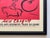 Marc Chagall Vintage 1959 Mourlot Fine Art Lithograph Print " the Painter in Rose " Framed Mid Century Modernist Paris Exhibition Poster For Sale - Image 14 of 15