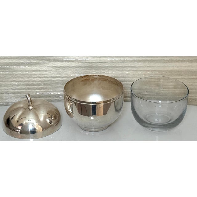 Mid 20th Century Buccellatti Style Silver Apple Box For Sale - Image 5 of 9