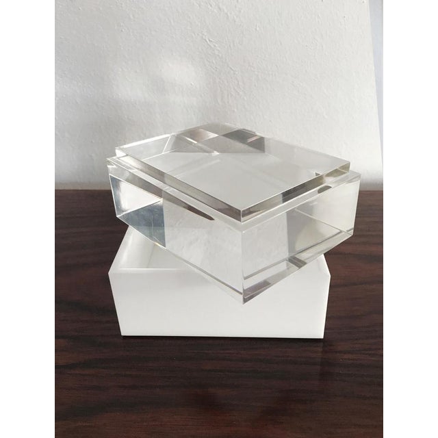 Acrylic Glass Boxes by Alessandro Albrizzi, 1990s, Set of 2 For Sale - Image 10 of 18