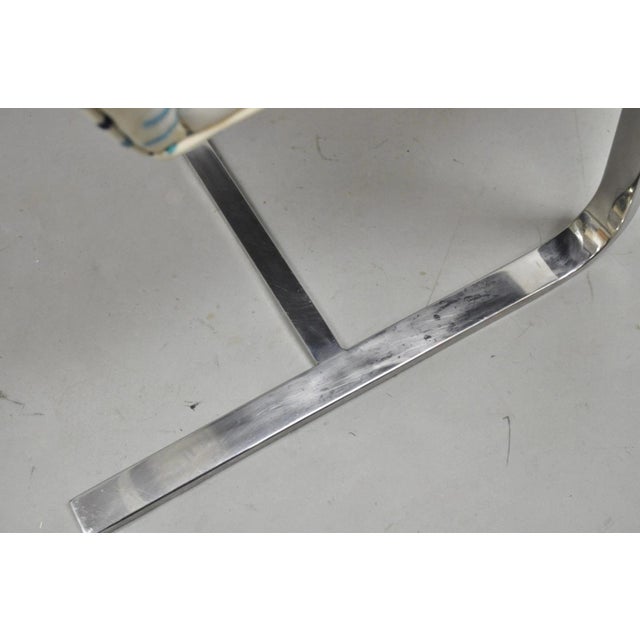 Vintage Mid Century Modern Brno Style Chrome Cantilever Arm Chairs after Milo Baughman - a Pair For Sale - Image 12 of 15