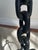Brutalist Brutalist Spanish Midcentury Wrought Iron Chain Candle Holder For Sale - Image 3 of 9