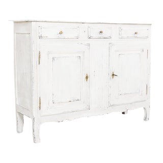 1880s French White Patinated Buffet For Sale