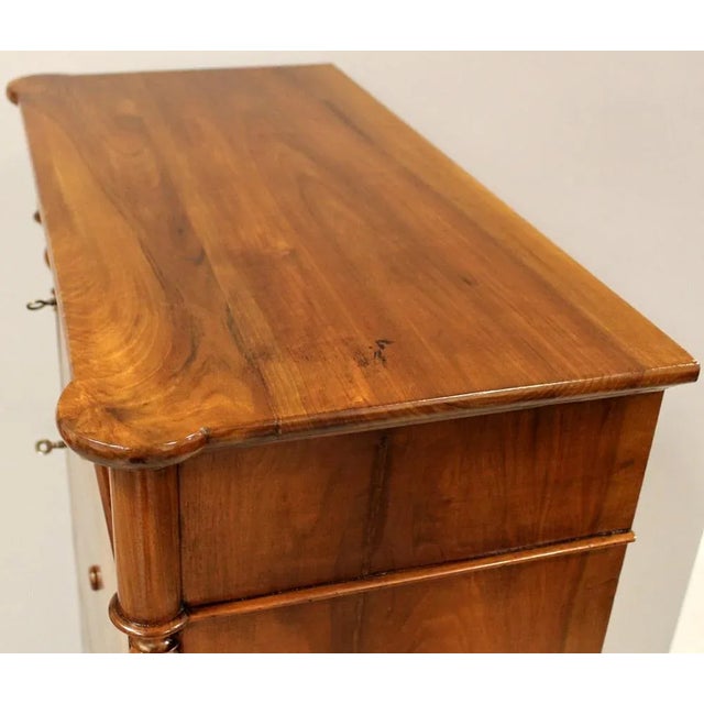 Antique Italian Secretaire in Walnut For Sale - Image 11 of 13