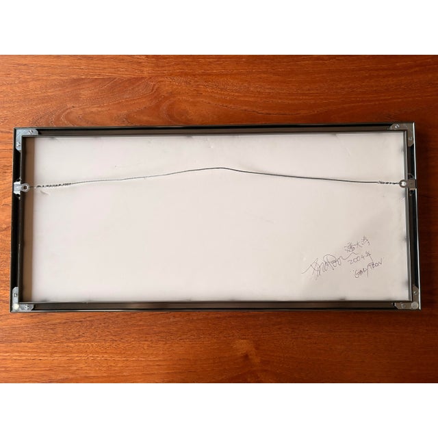 Orange Original Chinese Brush Painting by the Master Watercolorist Gary Poon Tai to (潘大度) For Sale - Image 8 of 8