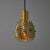 1960s Sculptural Brass Pendant Lamp by Armatur Hantverk Tibro, Sweden For Sale In Los Angeles - Image 6 of 12