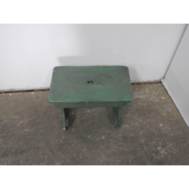 Fir Wood Stool, 1960s For Sale - Image 11 of 11