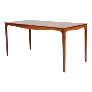 Coffee Table in Rosewood by A. J. Iversen attributed to Ole Wanscher, 1960s For Sale