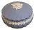 Vintage Blue & White Wedgwood Lidded Round Box For Sale