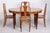 Art Deco Dining Set in Walnut and Mahogany by Paul Follot, France, 1920s, Set of 7 For Sale - Image 9 of 18