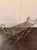 Hollywood Regency Mid 20th Century Italian Gilt Metal Rope & Tassel Bench For Sale - Image 3 of 11