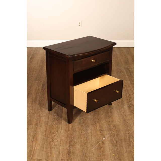 Wood Stanley Furniture 'Hudson Street' Pair of Nightstands For Sale - Image 7 of 18