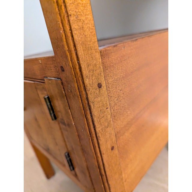 Early 19th Century Primitive Washstand Commode Side Table For Sale - Image 11 of 14