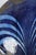 Art Nouveau Art Nouveau Pewter & Enamel Charger, Blue Swirl Motif For Sale - Image 3 of 7