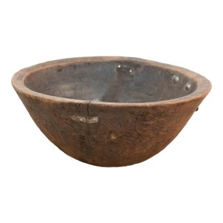 Antique Mortar Style African Bowl For Sale