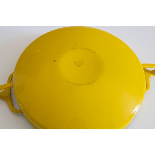 Vintage Dansk Paella Enamel Enamelware Kobenstyle Jens Quistgaard Pan