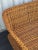 Coastal Vintage Rattan Sofa With Braided Wicker Trim For Sale - Image 6 of 18