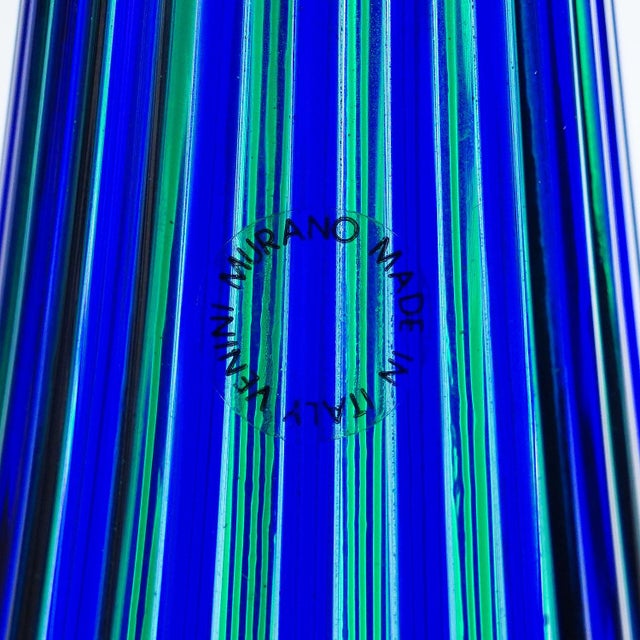 Venini a Canne Bottle 'Elixir' by Gio Ponti Venice Murano For Sale - Image 9 of 9