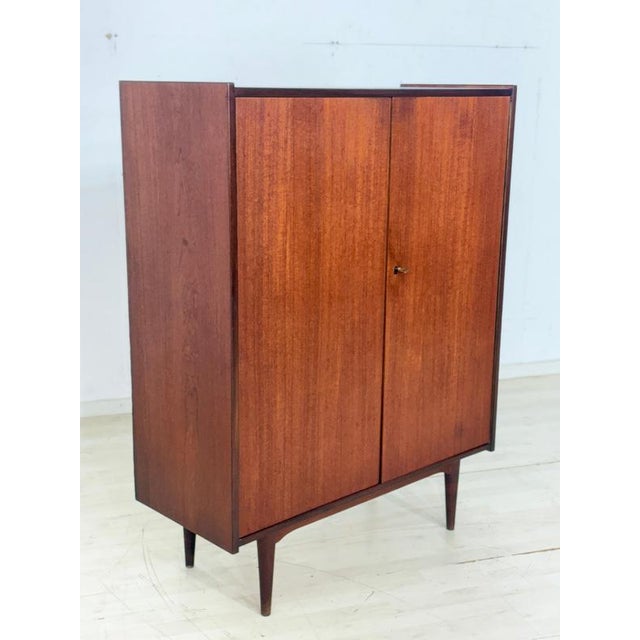Vintage Danish Teak Linen Cabinet For Sale - Image 5 of 10