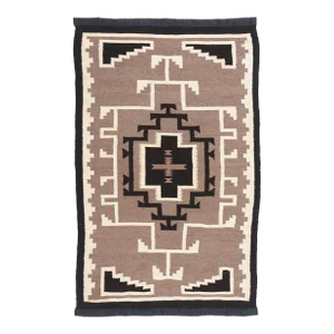 Antique Two Grey Hills Navajo-Style Kilim Rug - 04'05 X 07'01