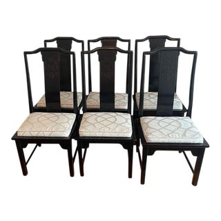 Set of 6 Vintage Century Furniture Chin Hua Dining Chairs For Sale