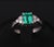 Title: GEM Quality! 0.81ct GIA Certified Colombian Natural Untreated Emerald & 0.18ct Diamond Platinum Ring Size 6...