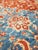 Textile Antique Persian Sultanabad Carpet, Handmade Oriental Rug, Red, Light Blue & Gold For Sale - Image 7 of 18