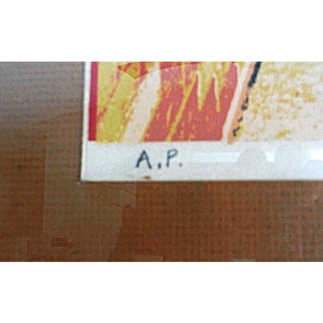 1970s Jerry Domokur "Lynn" 1978 Vintage Serigraph Art Print - Artist Proof (a.p.) For Sale - Image 9 of 14