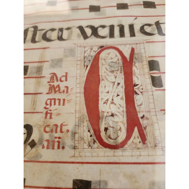 17th Century Vellum Sheet Music For Sale - Image 4 of 11