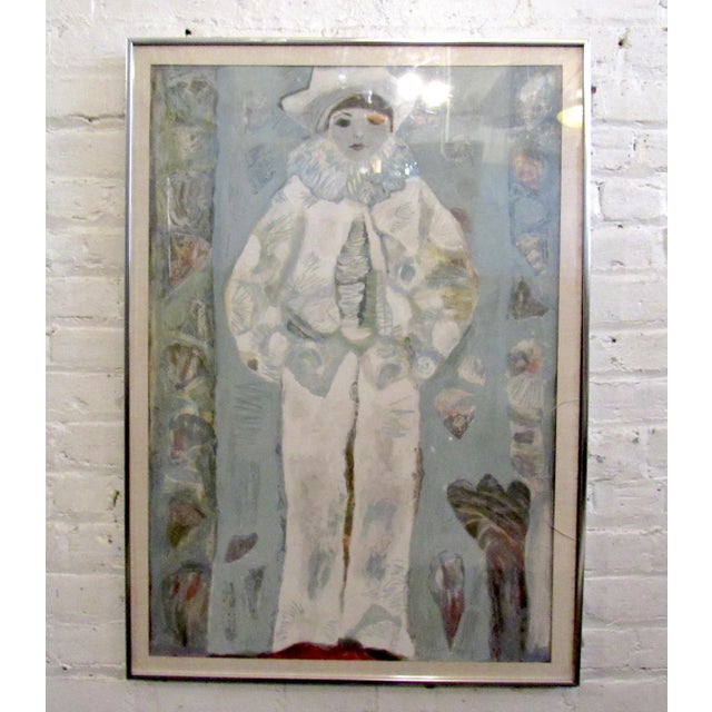 1980s "Pierrot Lumaire" Signed Lithograph Print by Judith Bledsoe For Sale - Image 5 of 5
