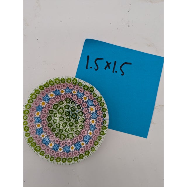 Vintage Concentric Millefiori Glass Small Dish For Sale In Atlanta - Image 6 of 6
