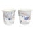 Creative Pleated Ceramic Mug - Set of 2 For Sale