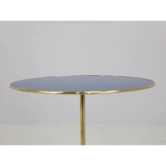 Metal Large Model T2 Varedo Side Tables by Osvaldo Borsani for Atelier Borsani, Italy, 1951, Set of 2 For Sale - Image 7 of 10