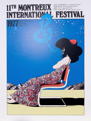 Montreux Jazz Poster by Milton Glaser