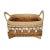 Beautiful vintage charming hand woven bamboo, rattan, and cowry shell basket. Each is slightly unique and sold individually.